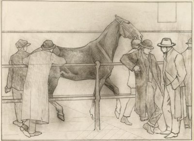 Horse Dealers, c.1918 by Robert Polhill Bevan